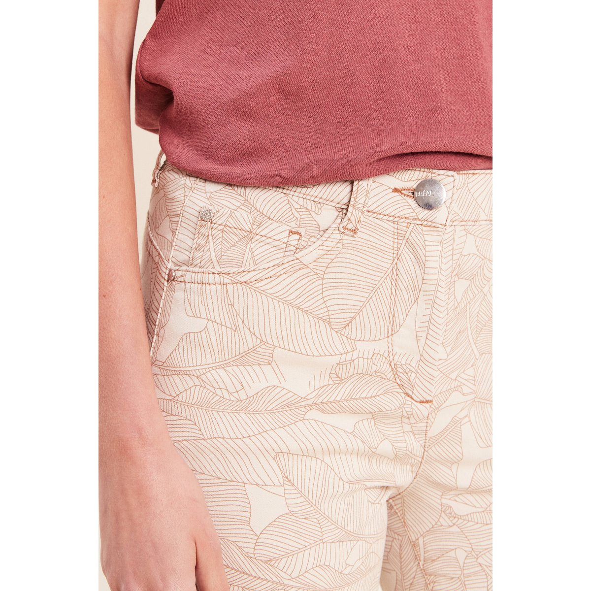 Pantalon magique le léger blanc casse, BREAL