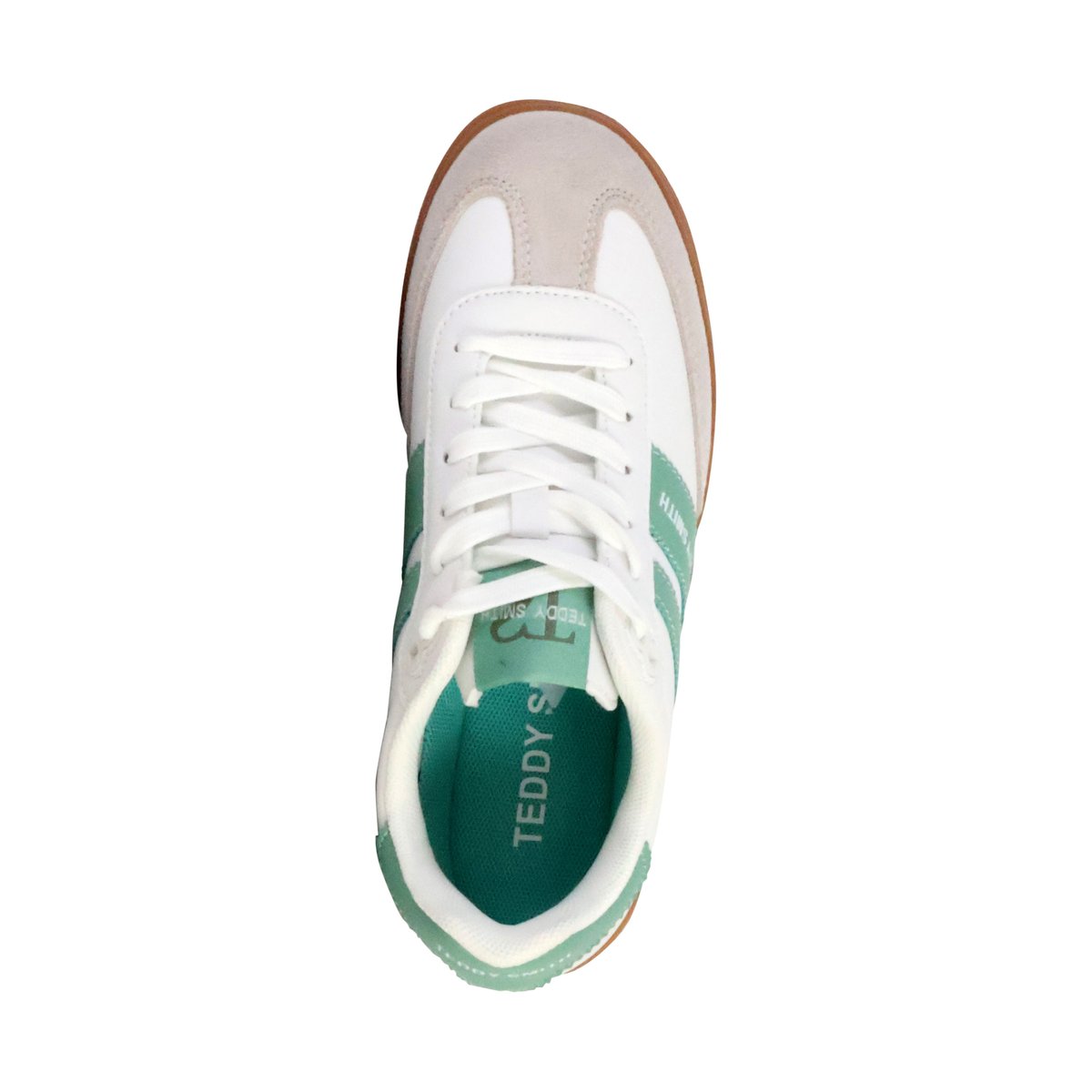 Basket Cuir Teddy Smith vert, TEDDY SMITH