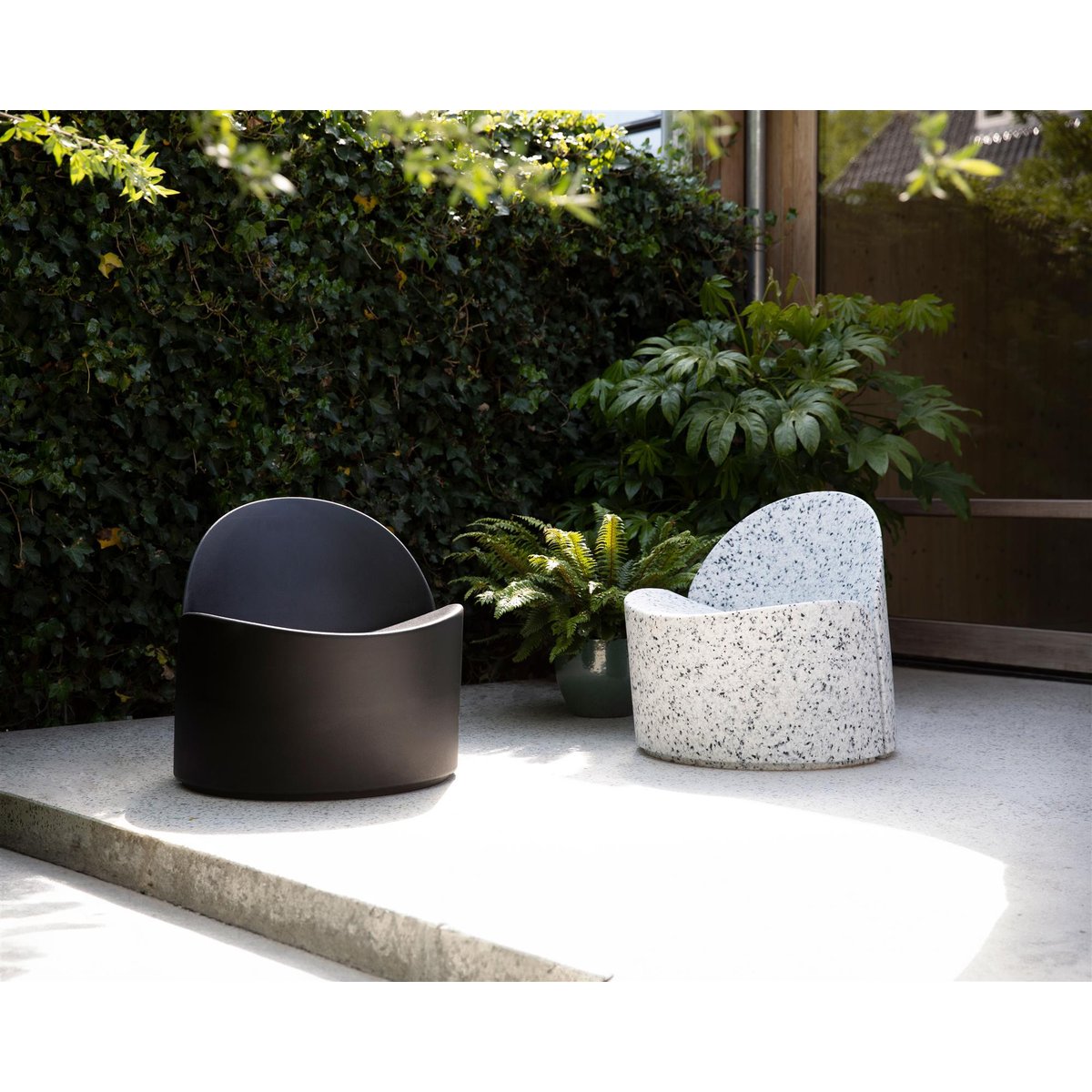 Chaise de jardin, BLOOM blanc, ZUIVER
