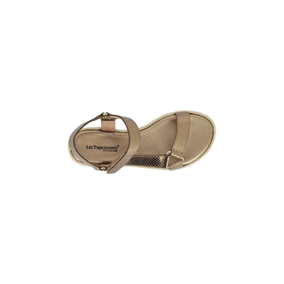 Sandales en cuir Hipsnake bronze, LES TROPEZIENNES PAR M.BELARBI