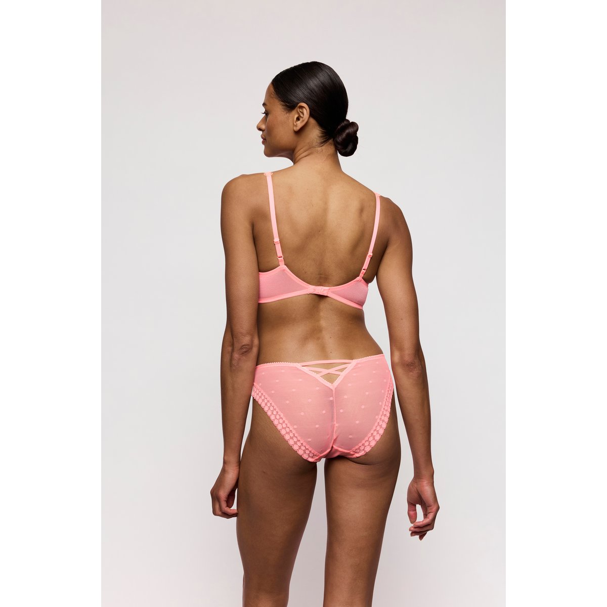 Slip brésilien ANNAELLE rose - neon peach, MARIE JO
