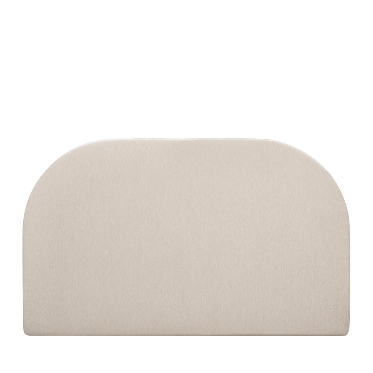 Tête de lit compressée en tissu demi-lune L 180 cm- WAYNE beige, DRAWER