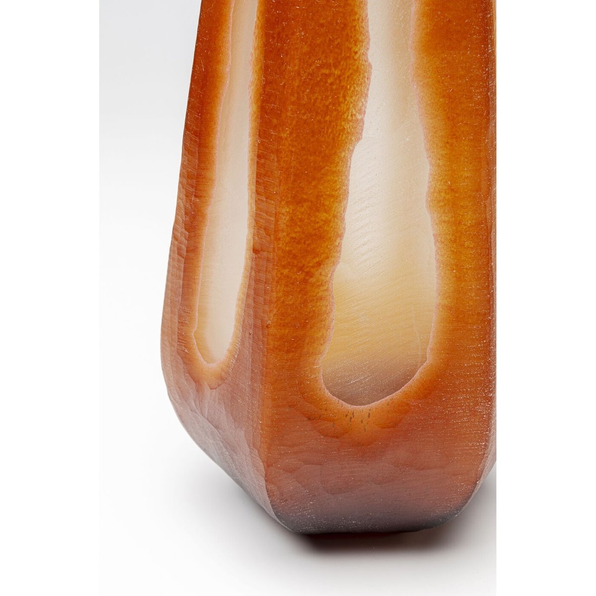 Vase en verre, GALICIA rouge, KARE DESIGN
