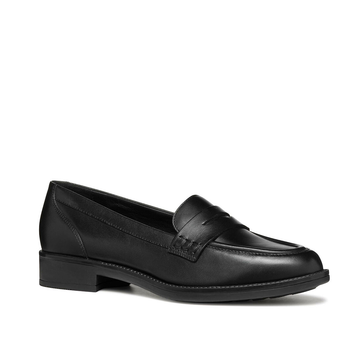 Mocassini in pelle traspiranti Jaylon nero , GEOX