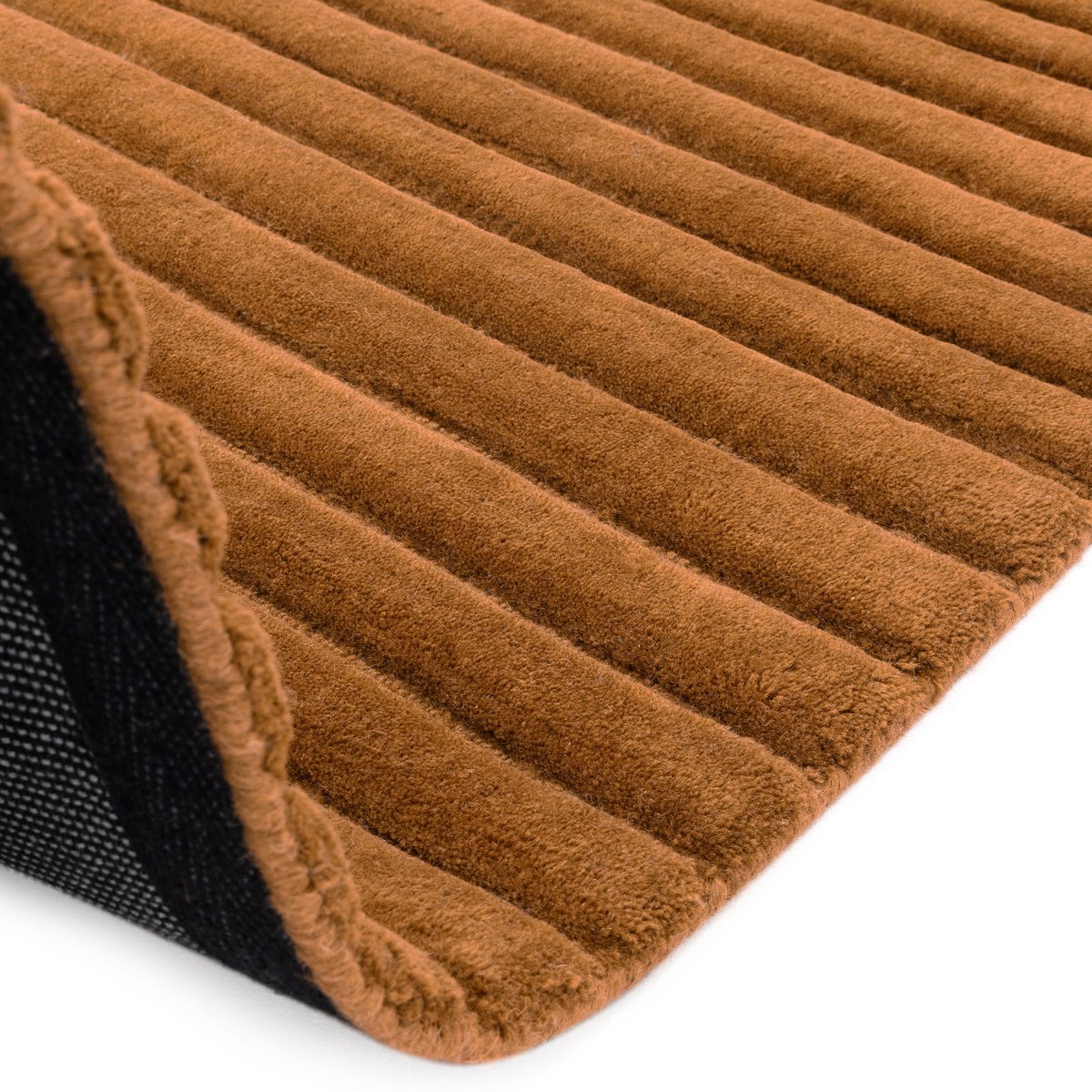 Tapis de salon et chambre en laine NILIE or, NOVATREND