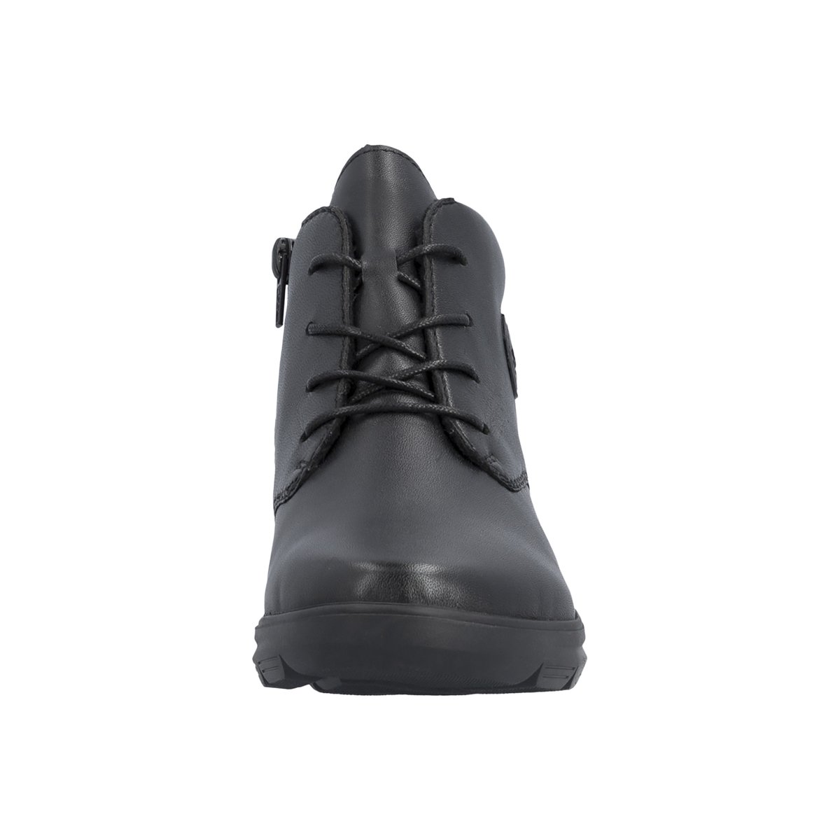 Basket Montante Cuir Cuba noir, RIEKER