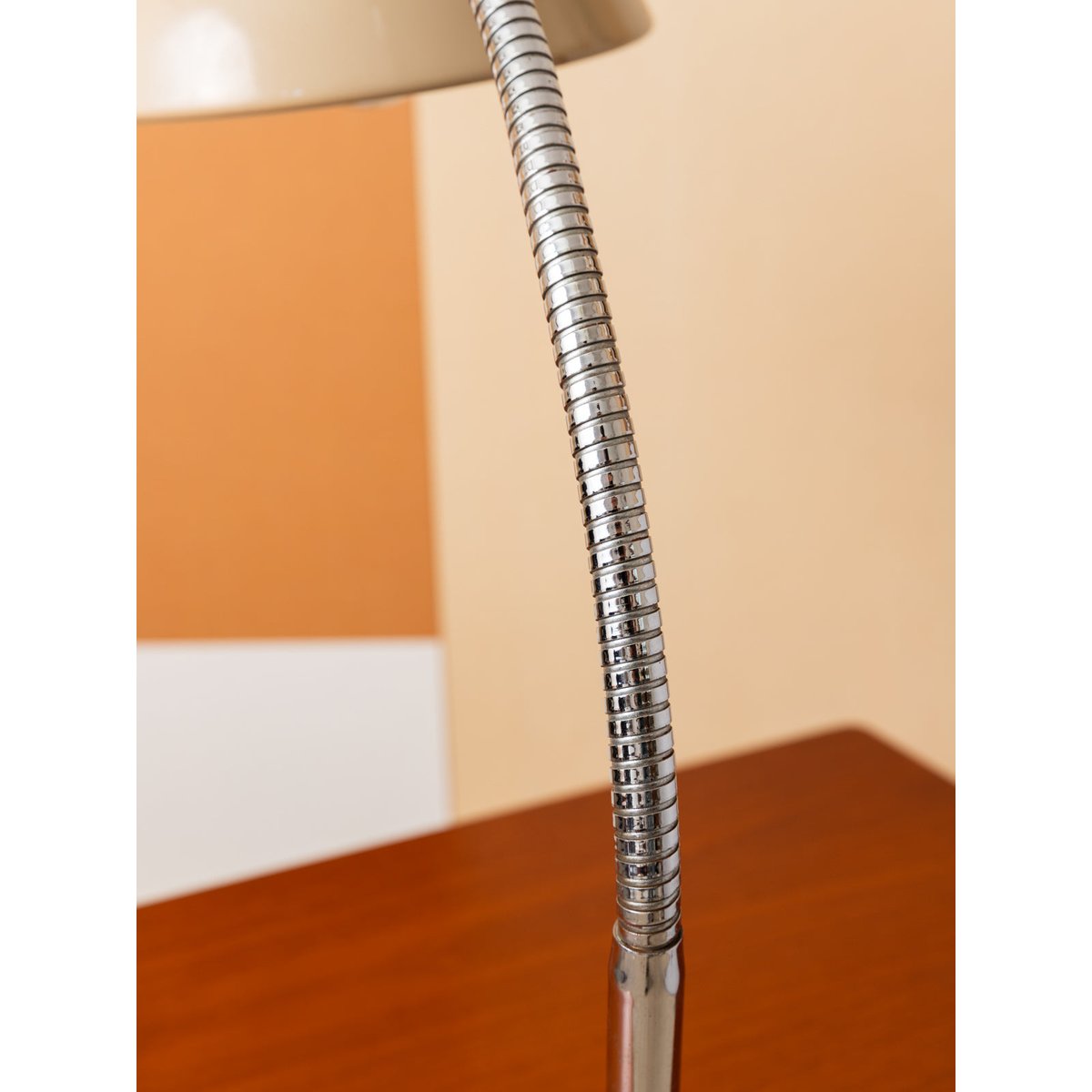 Lampe de bureau Sarlam industrielle Julia N°1066 - Bon état beige, DEBONGOUT