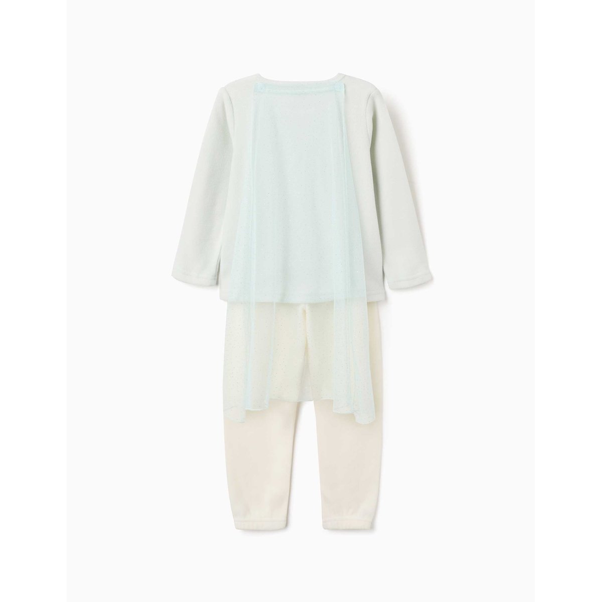 Pyjama en polaire avec Elsa et cape vert, ZIPPY