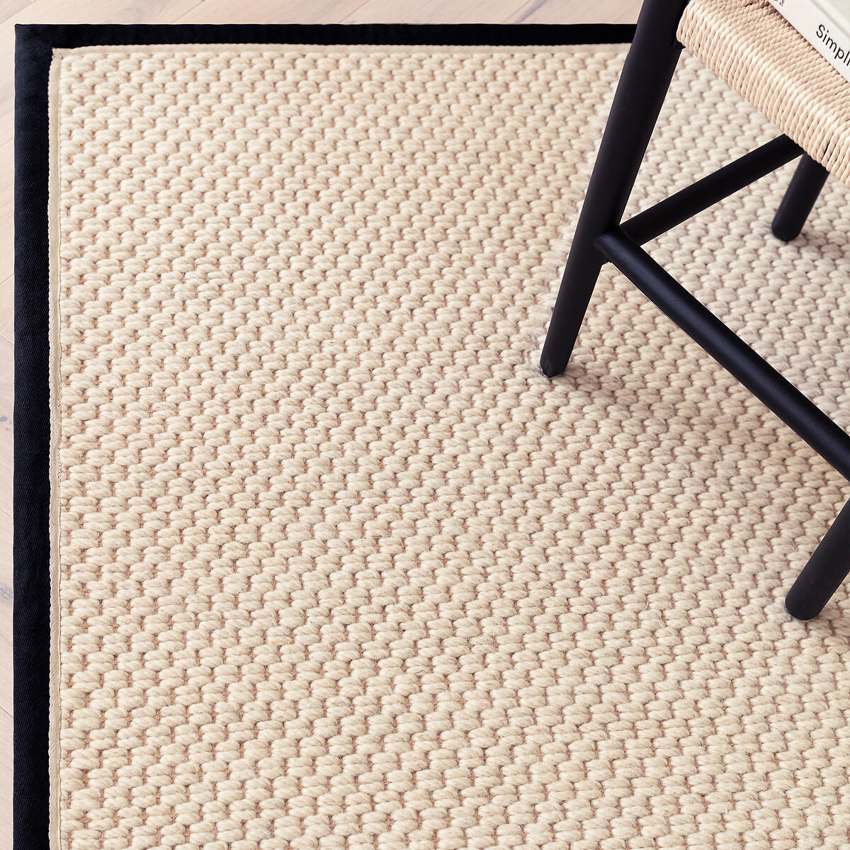 Korra Double Loop Rug charcoal, ÉDITÉ