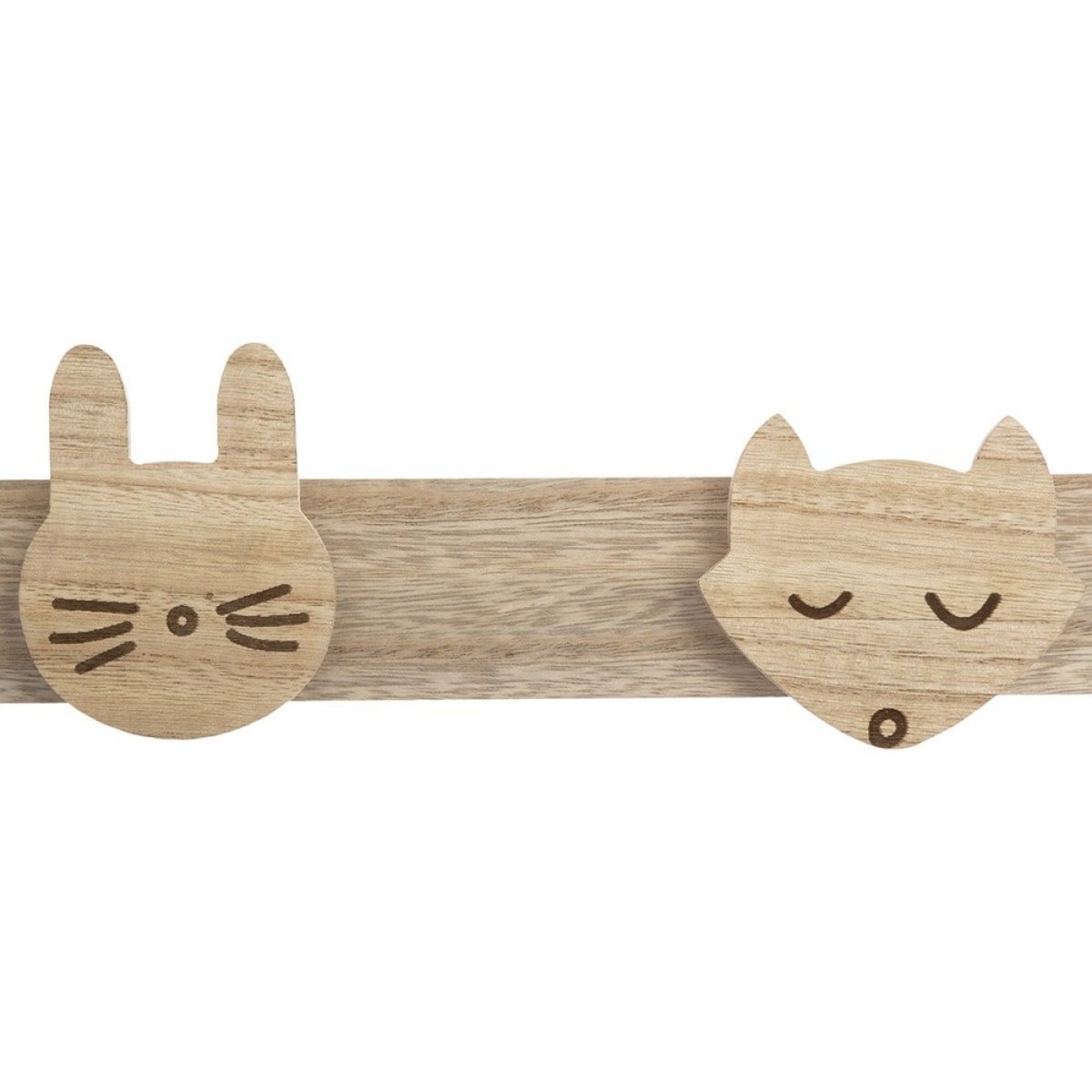 Patère bois Wild beige, ATMOSPHERA