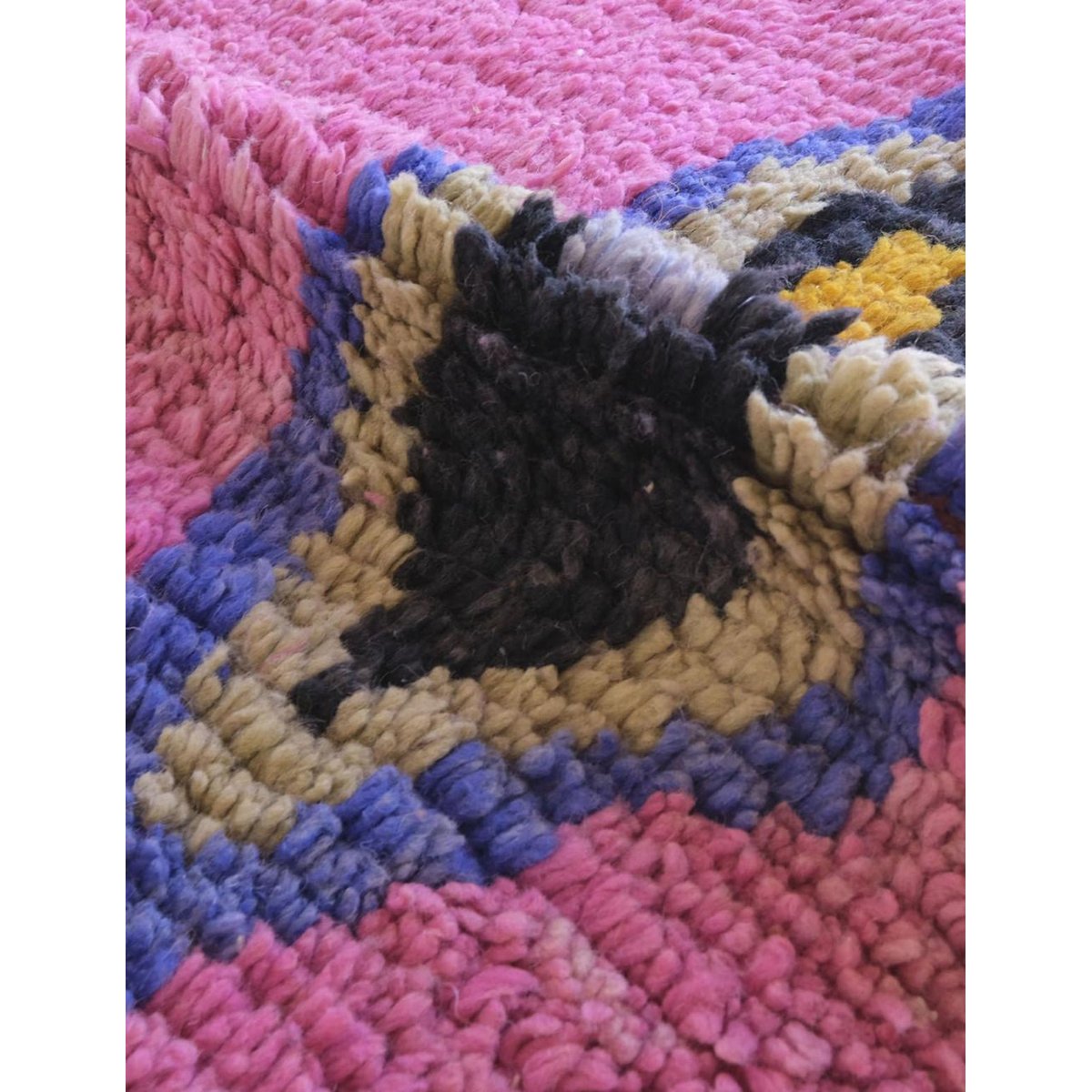 Tapis berbère en laine Boujad 196 x 312 cm rose poudrée, AFK LIVING