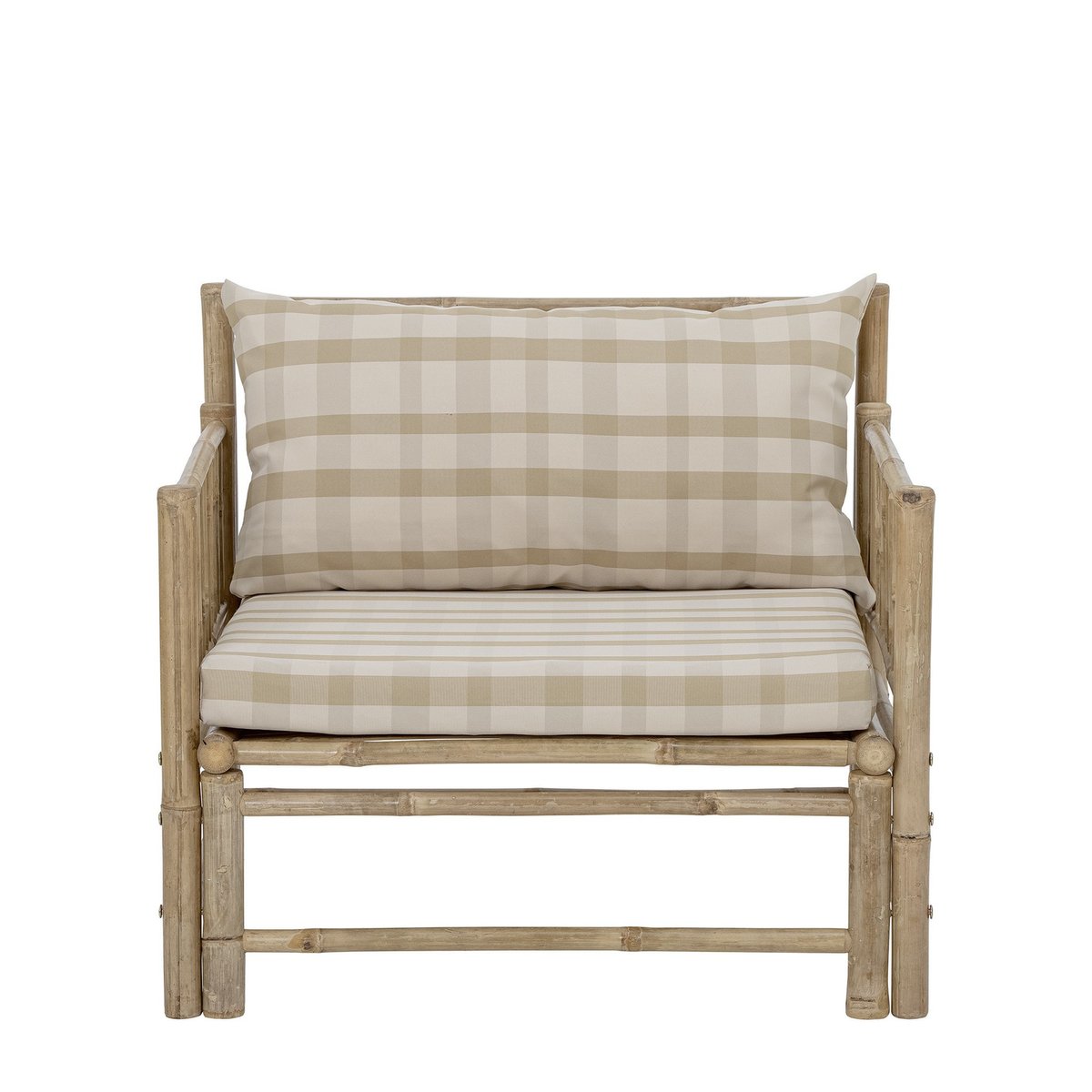 Chaise en bambou Korfu beige, BLOOMINGVILLE