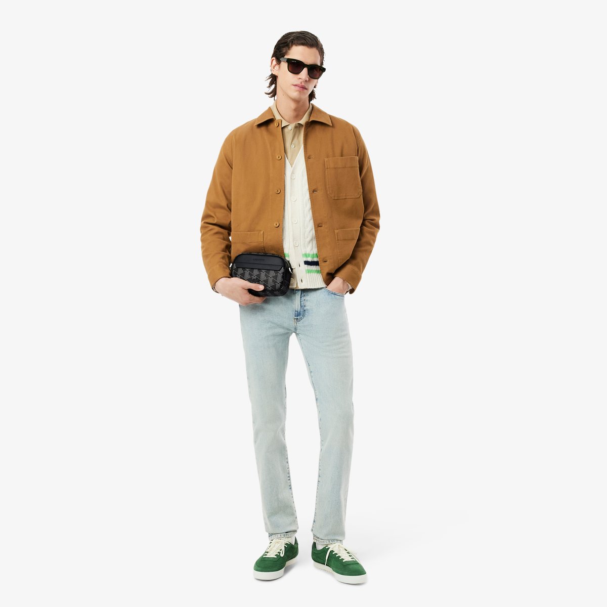 Petite sacoche The Blend noir-h45, LACOSTE