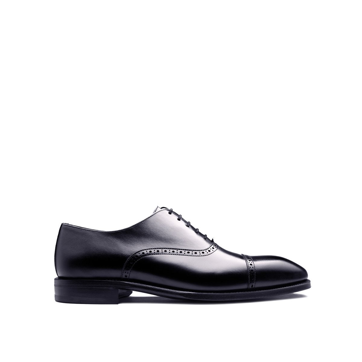 Richelieu cuir BALMORAL noir, FINSBURY