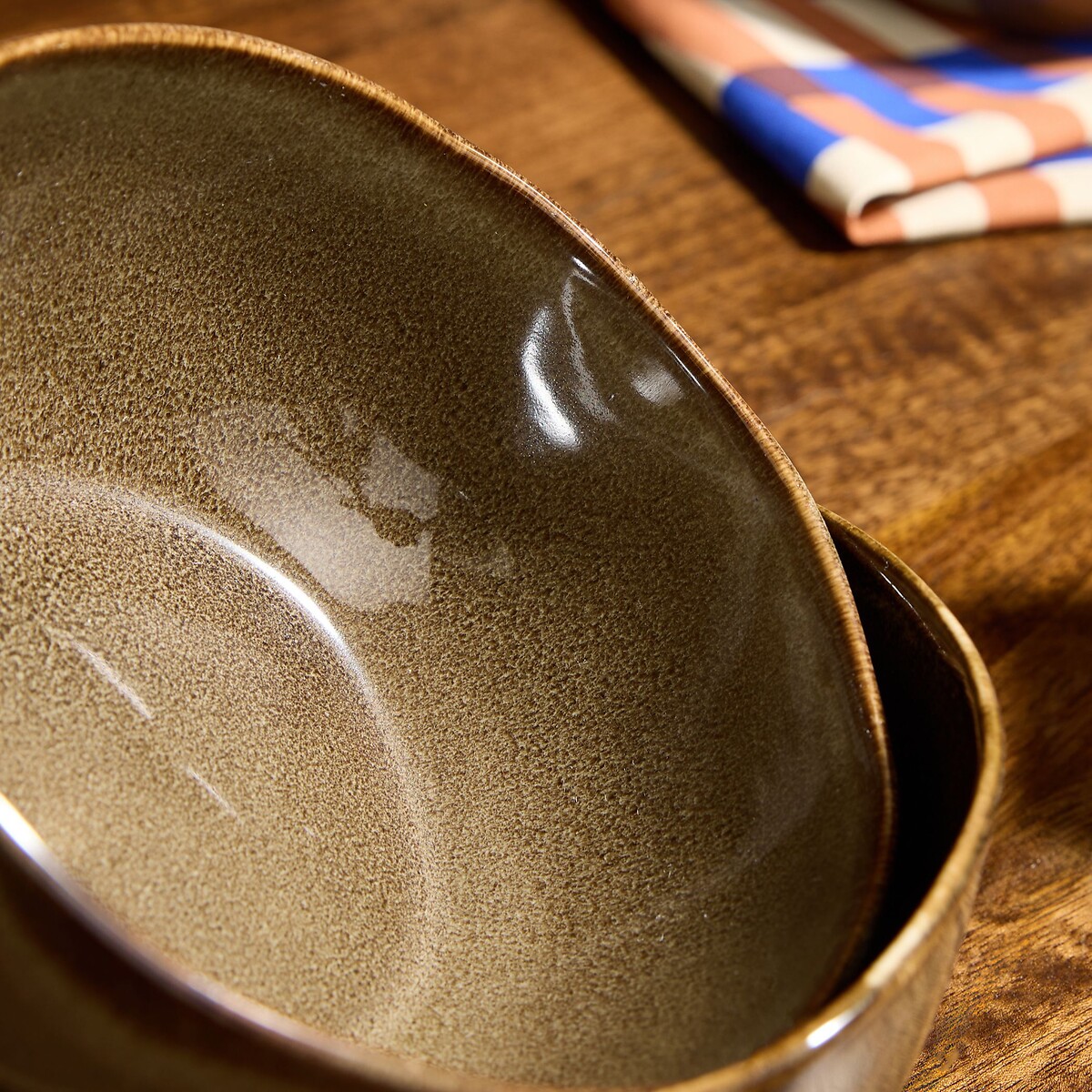 MADE.COM Set of 4 Vinnie Cereal Bowls in Brown brown , MADE
