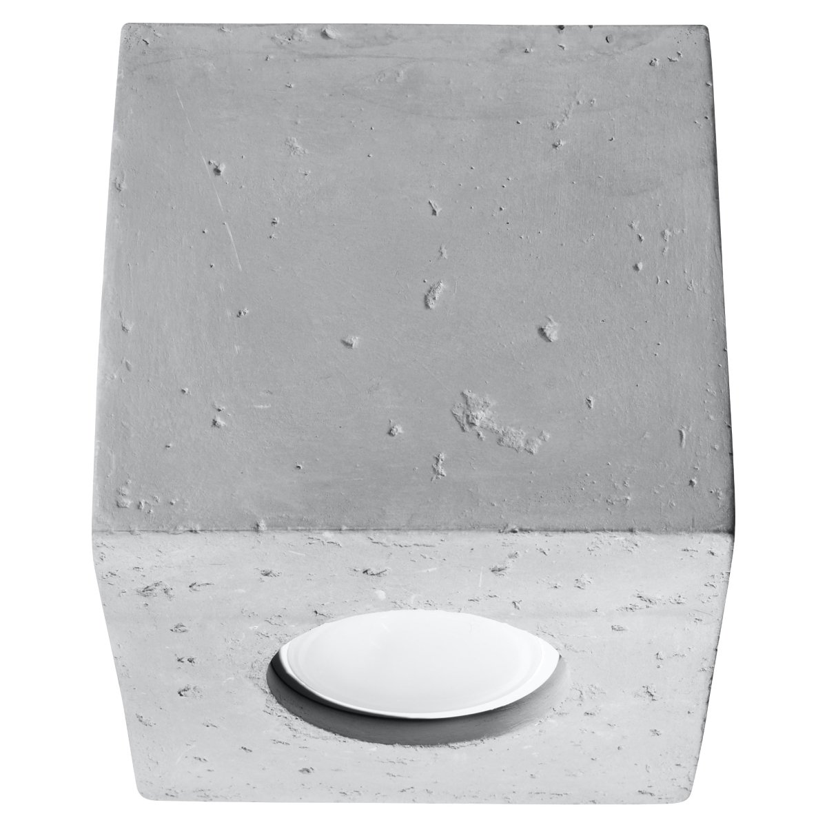 Plafonnier Béton Gris GU10 1 Quad gris, EDEN