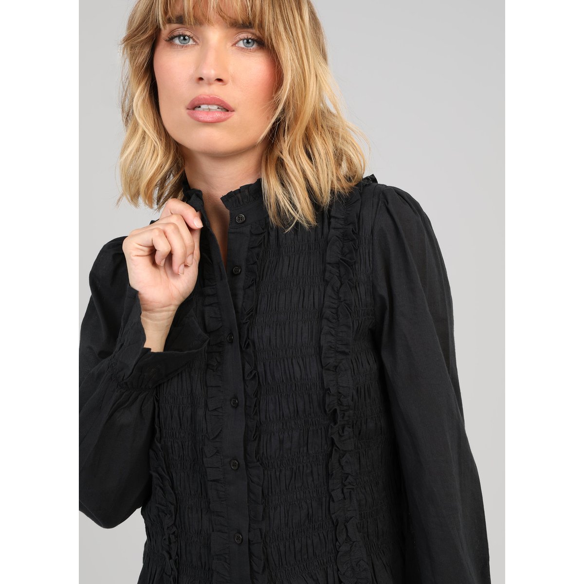 Blouse SLOANY noir, AN'GE