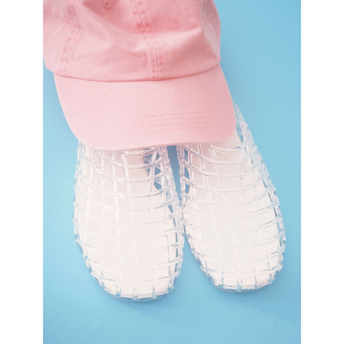 Claquettes blanc - clear, BIANCO