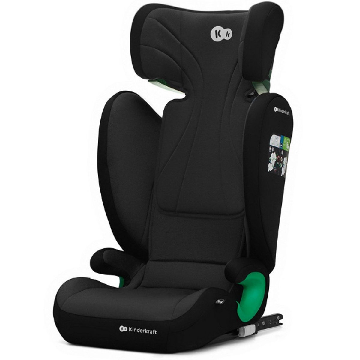Siège auto Junior Fix 2 Plus i-Size noir, KINDERKRAFT