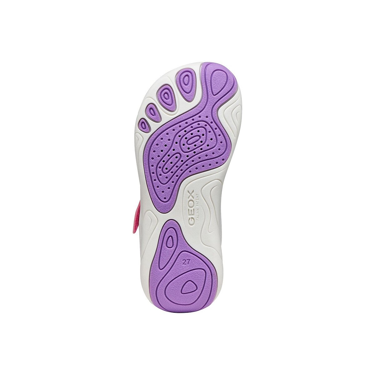 Baskets respirantes BAREFOOT FOOT-RUN rose, GEOX