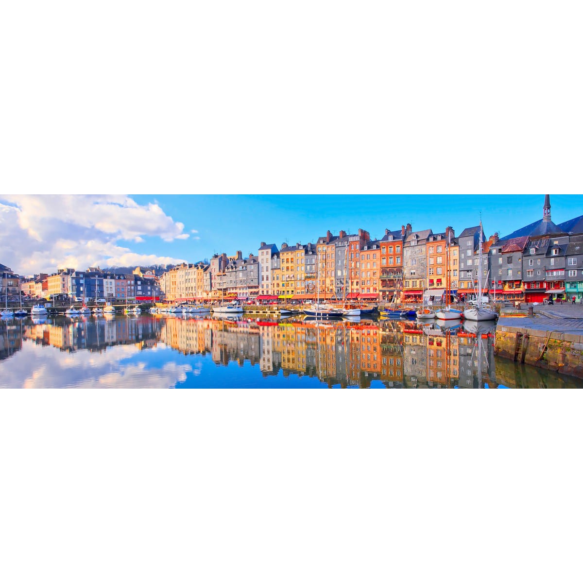 Tableau Mural Honfleur CLASSIQUE INTEMPOREL tableaux sur toile-multicolore, CEANOTHE