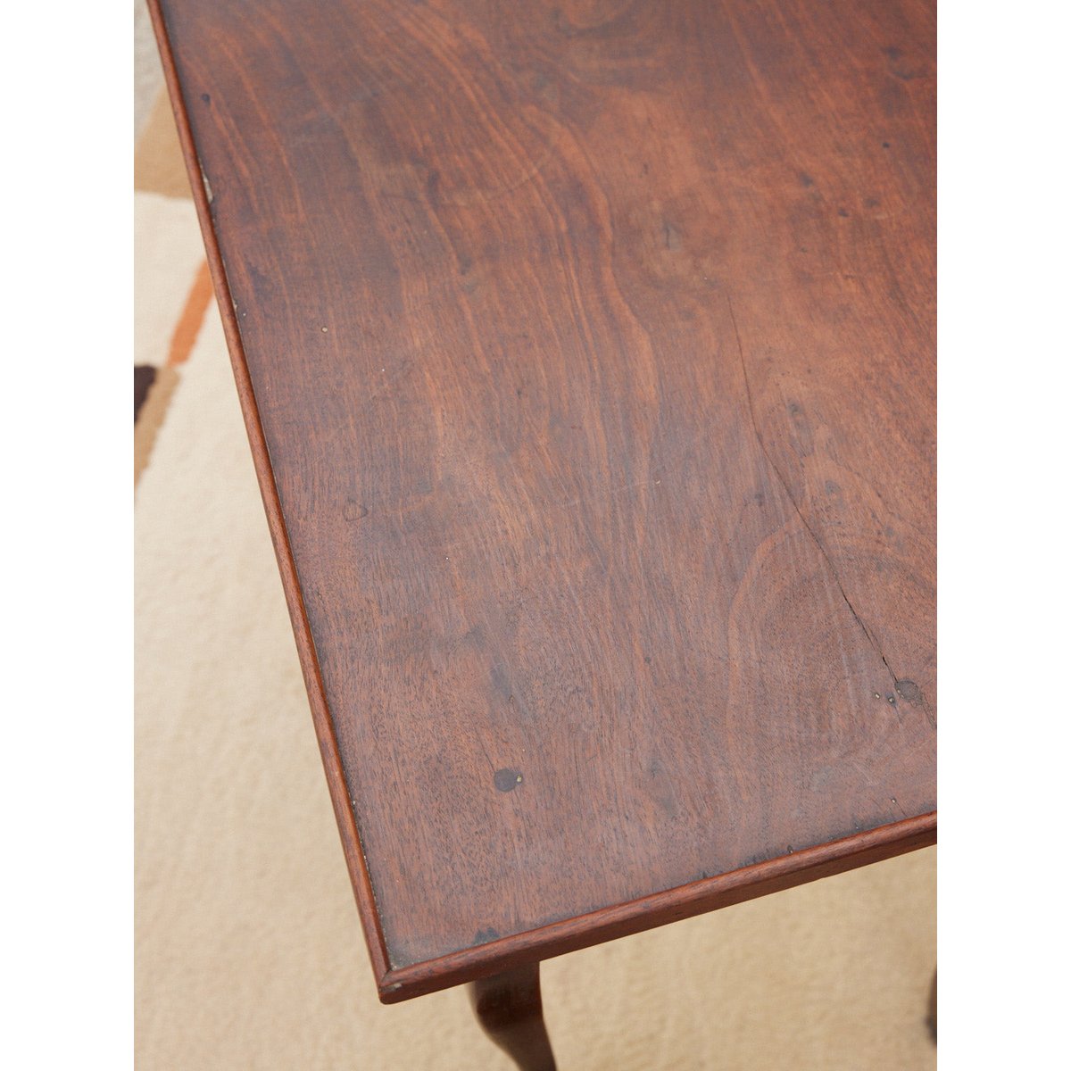 Petite table d'appoint en bois Francine N°1689 - Bon état bois foncé, DEBONGOUT