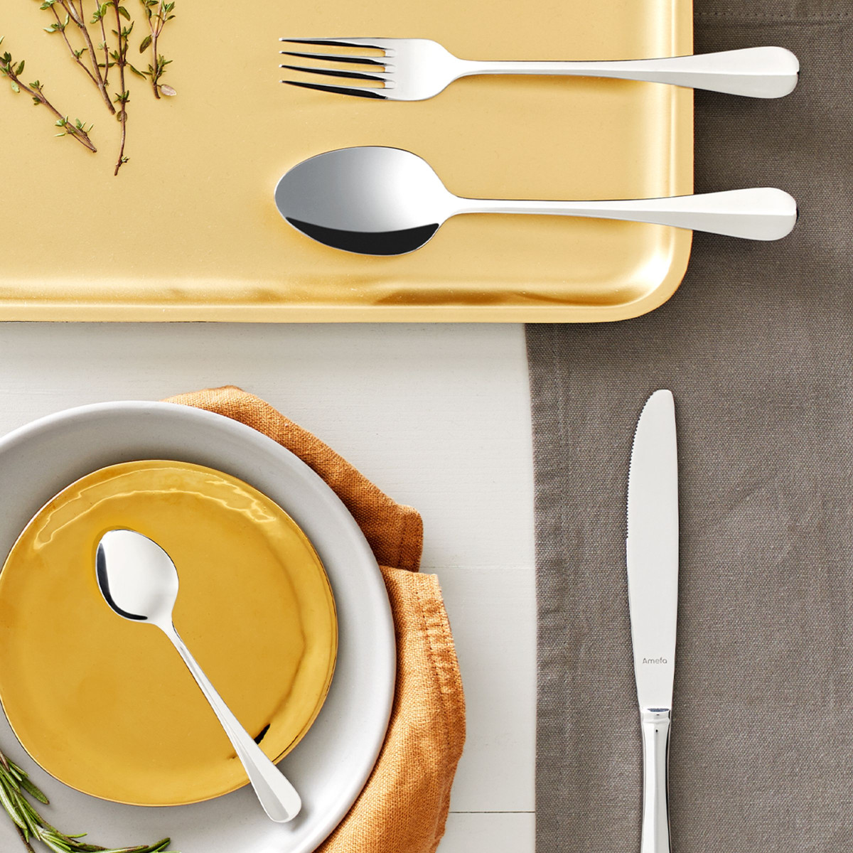 Ménagère 24 pièces - BAGUETTE inox, AMEFA