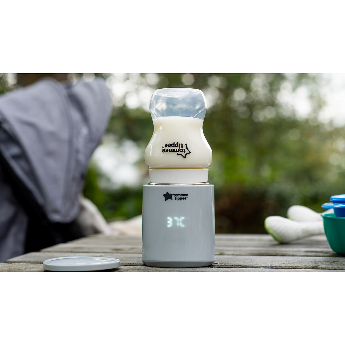 Chauffe-biberon ultra nomade Lets Go blanc, TOMMEE TIPPEE