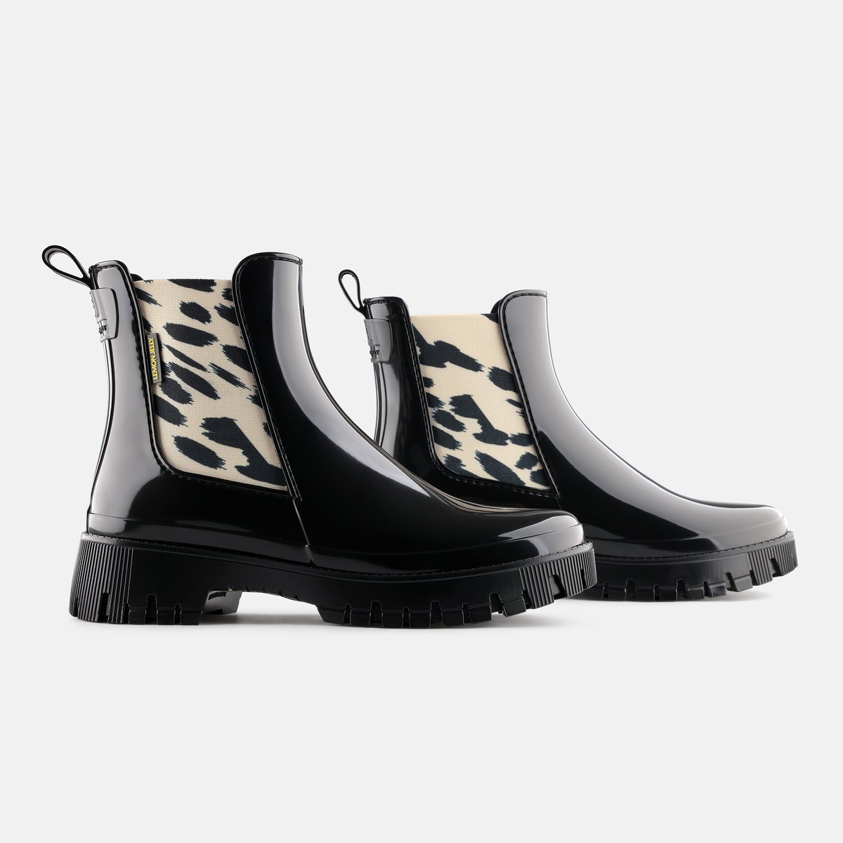 Boots de pluie vegan MAKIRA noire, LEMON JELLY