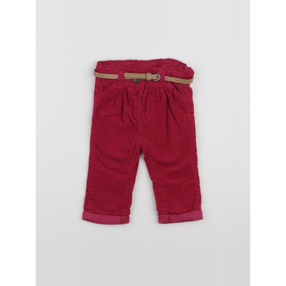 Pantalon doublé - Très bon état rouge, TAPE A L'OEIL
