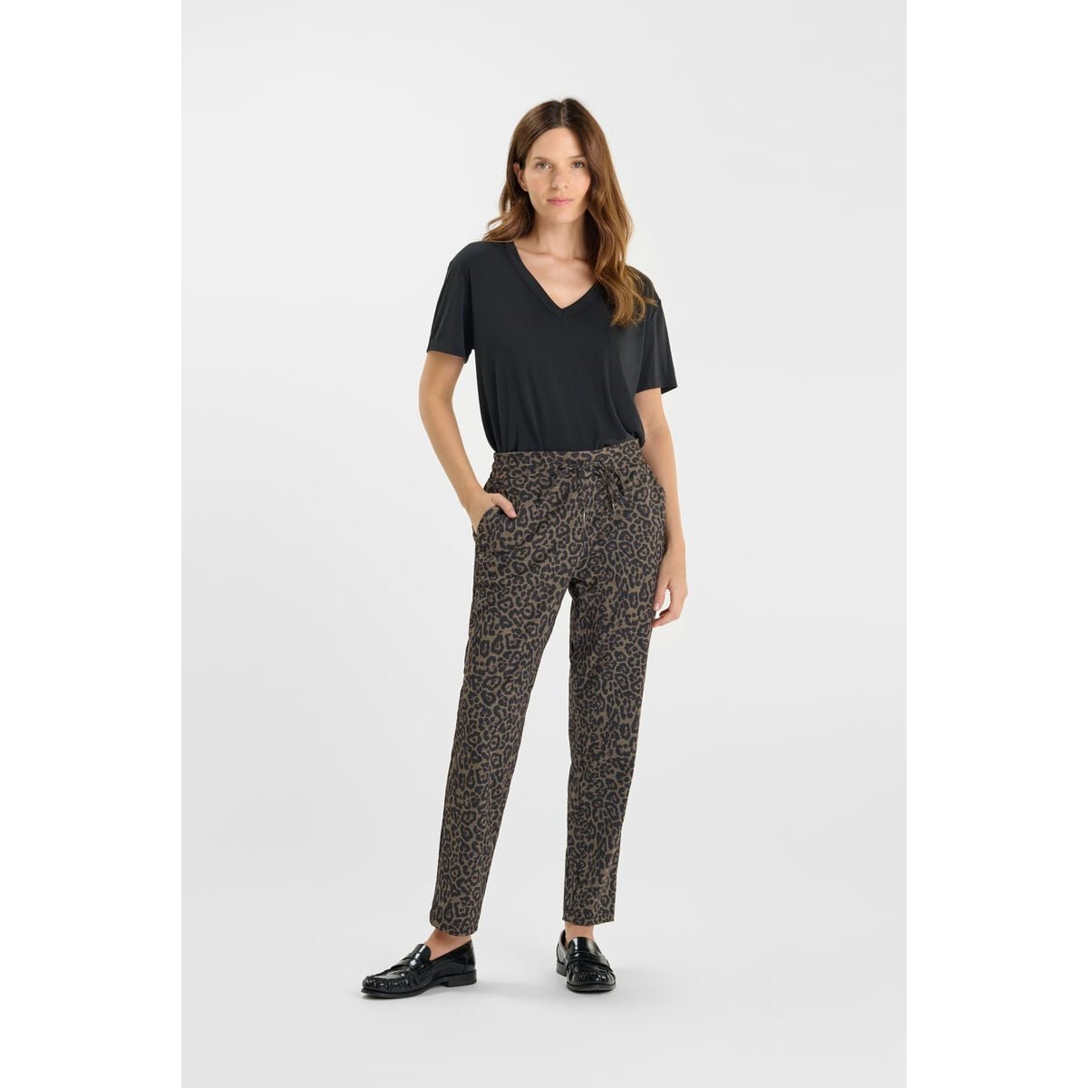 Pantalon droite LEOPA leo, LE TEMPS DES CERISES