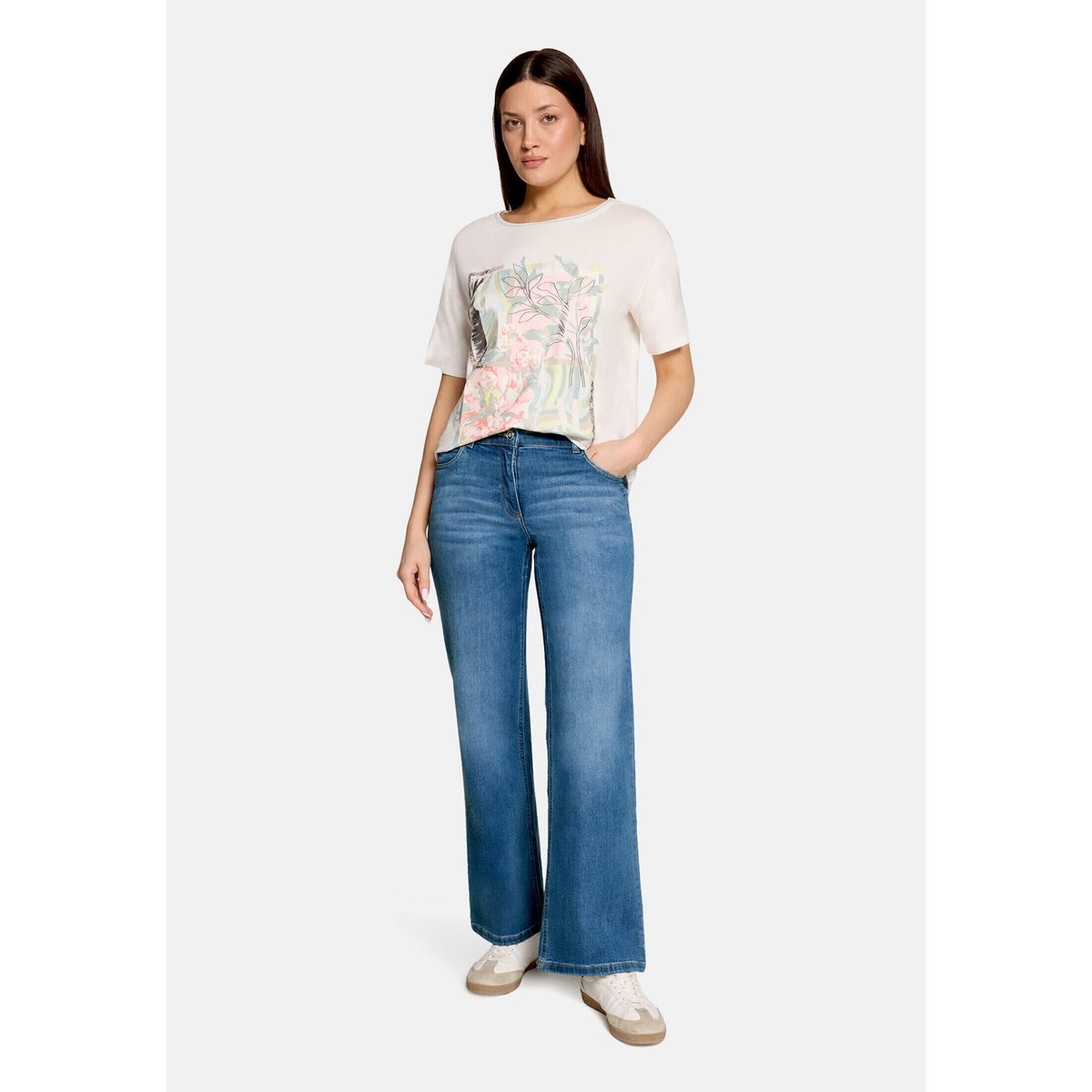 Pantalon casual à strass bleu, BETTY BARCLAY