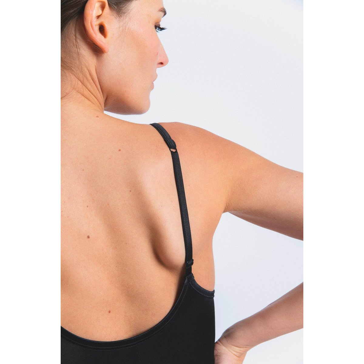 Body avec armatures en microfibre NUAGE PUR noir, MAISON LEJABY
