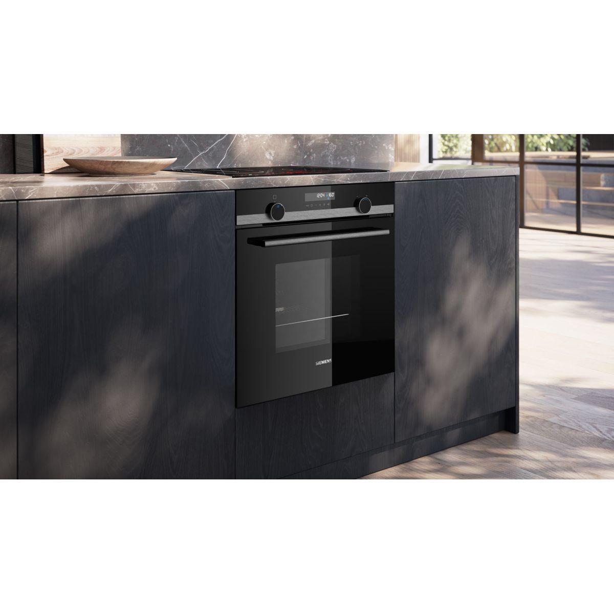 Four encastrable HB578HBS7 iQ500 - Pyrolyse ActiveClean, Rails Télescopiques, CookControl 30 inox, SIEMENS