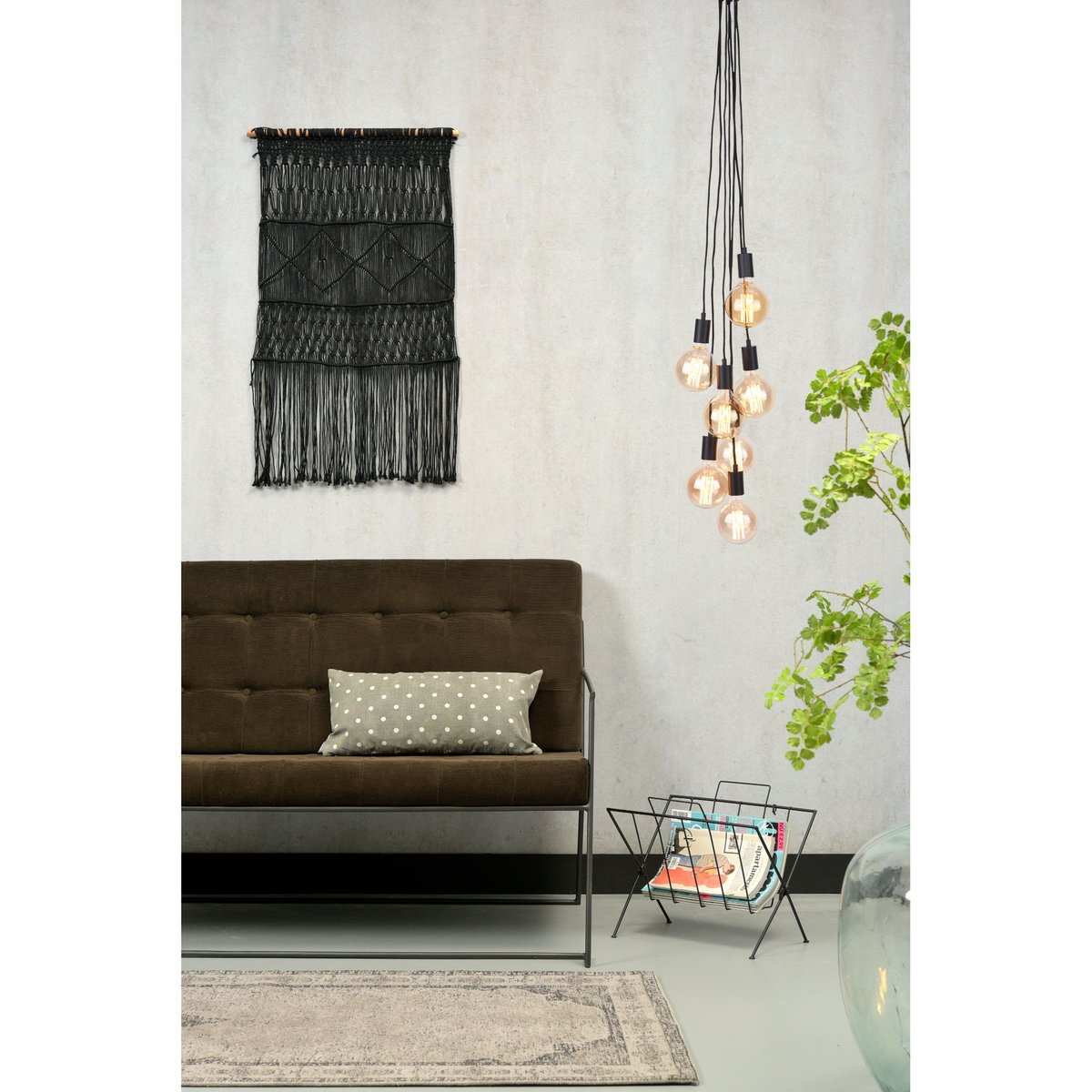 Lustre Suspension 3 Douilles It's About Romi Oslo multicolore, IT'S ABOUT ROMI