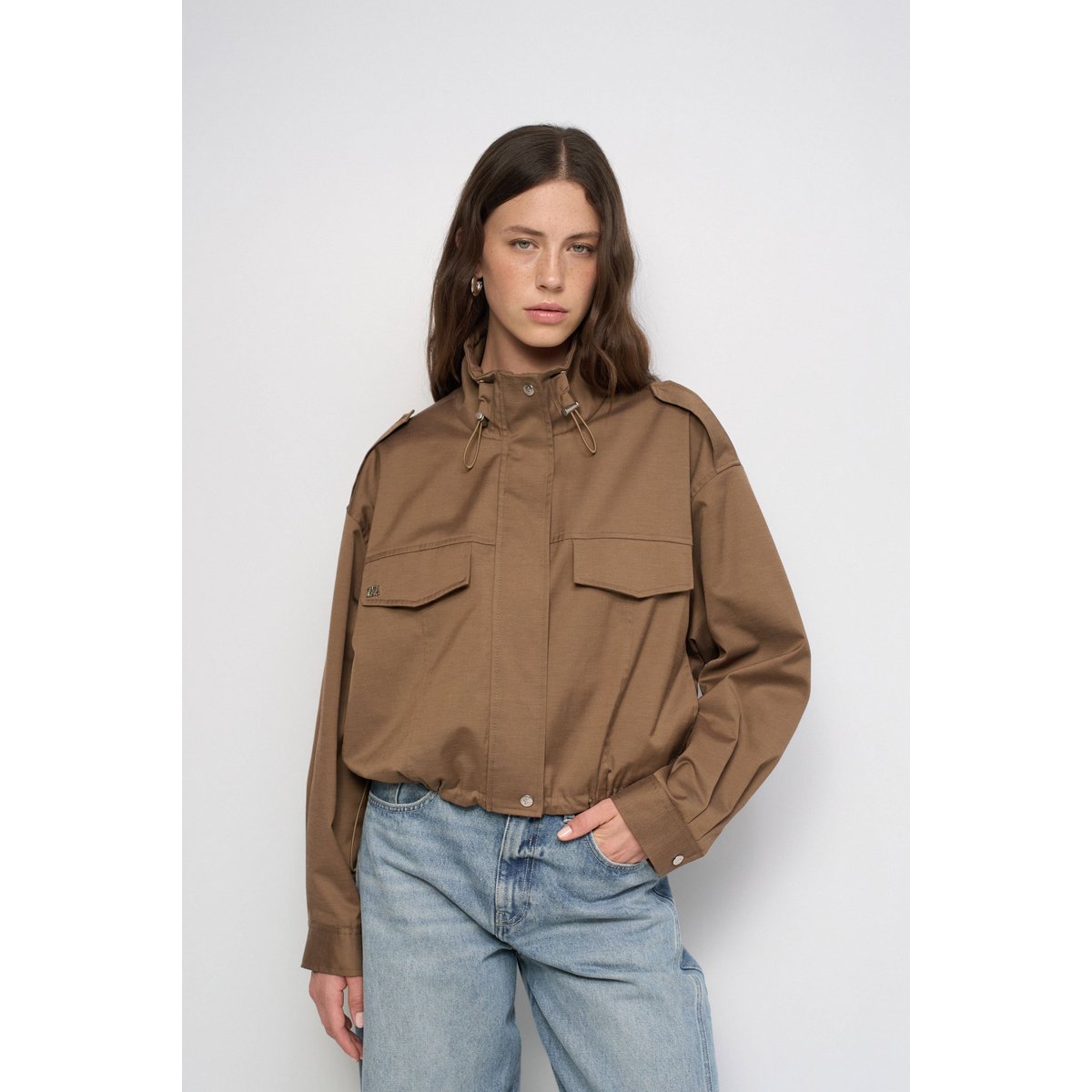 BLOUSON BOMBER marron, SALSA JEANS