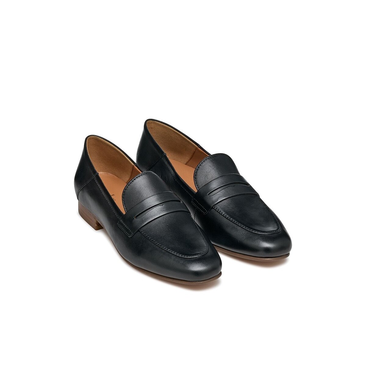 Mocassins en cuir Mantinea noir, GEOX
