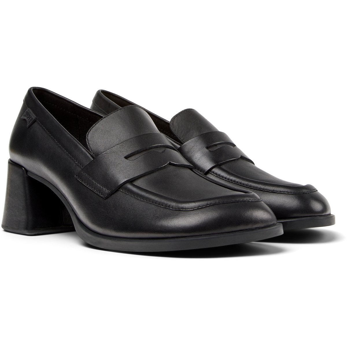 Mocassins Kora Smooth Leather noir, CAMPER