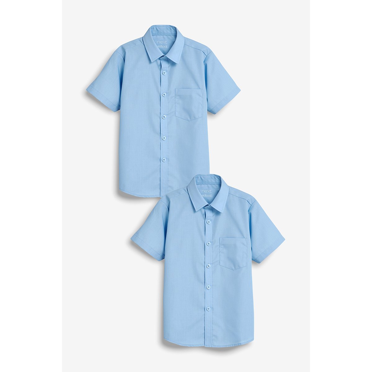 Chemises à manches courtes, lot de 2 bleu, NEXT