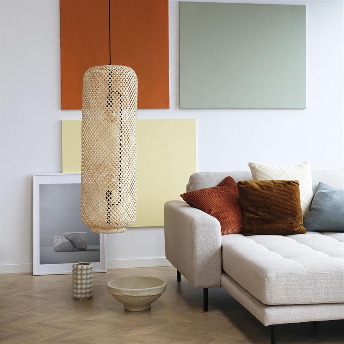 Suspension grand BOOM beige, DYBERG LARSEN