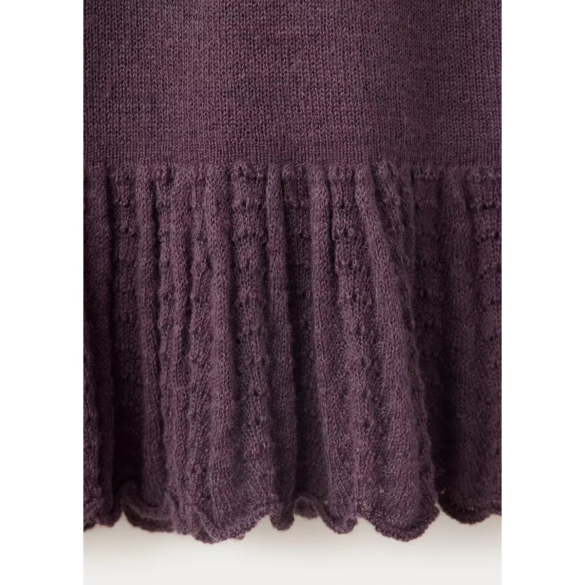 Pull-over détail à volants pourpre, MANGO TEEN