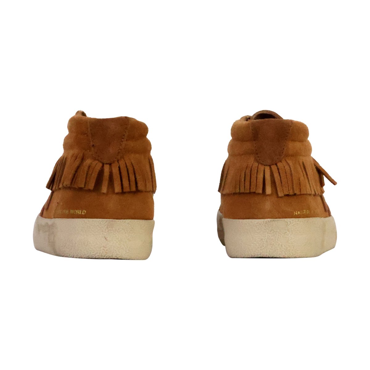 Basket Montante Cuir camel, NATURAL WORLD