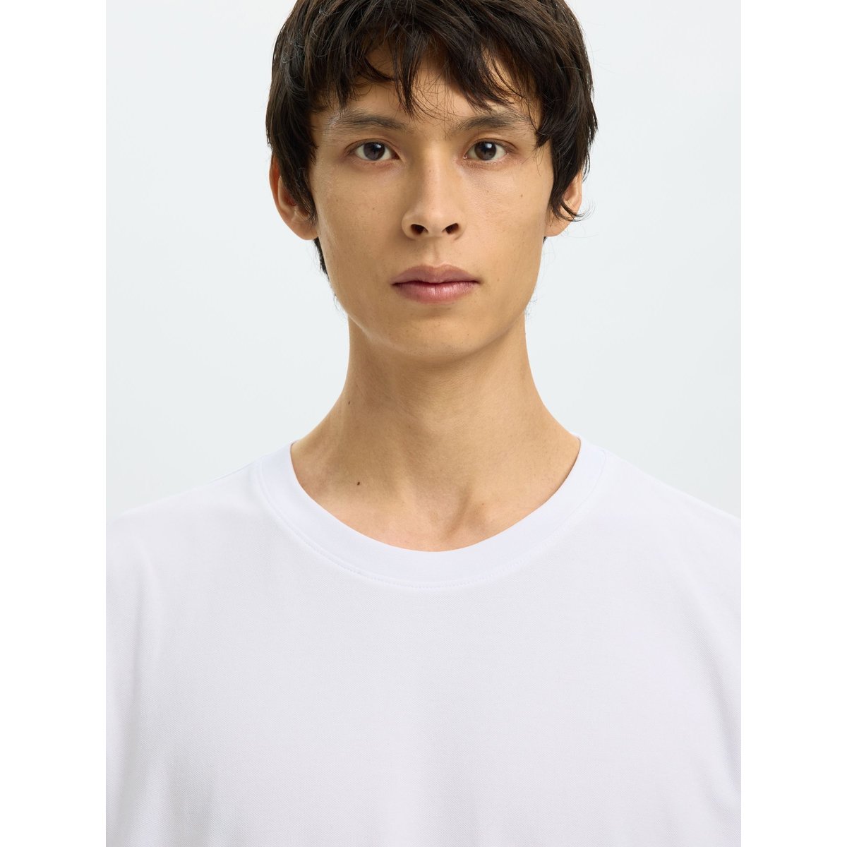 T-Shirt bright white, SELECTED