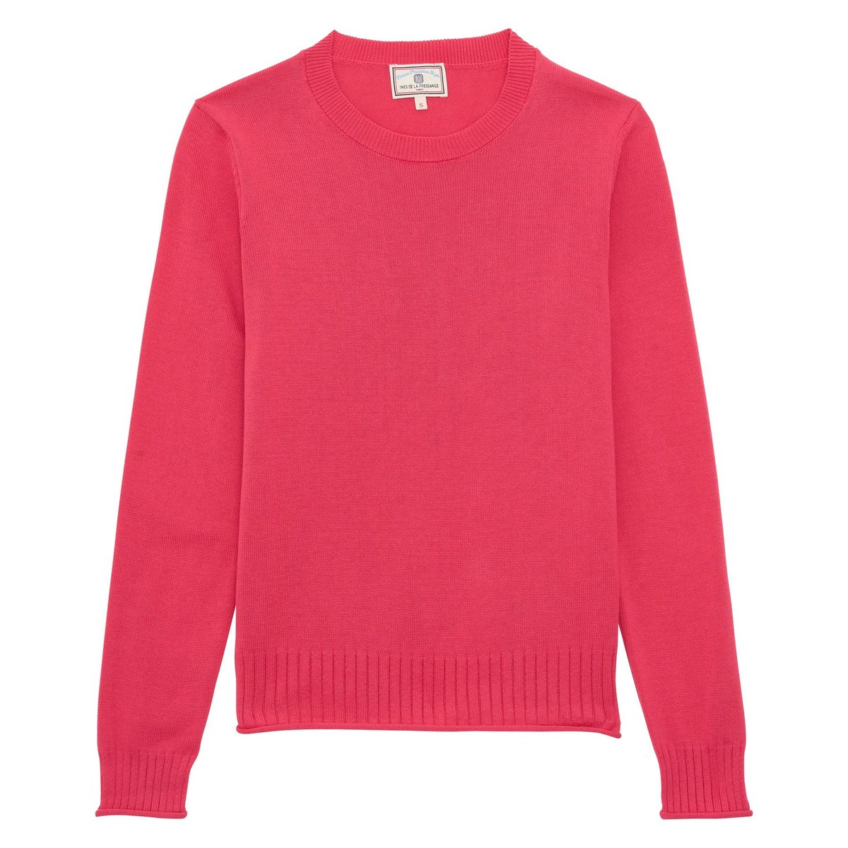 Pull Angelica en coton rose, INES DE LA FRESSANGE PARIS