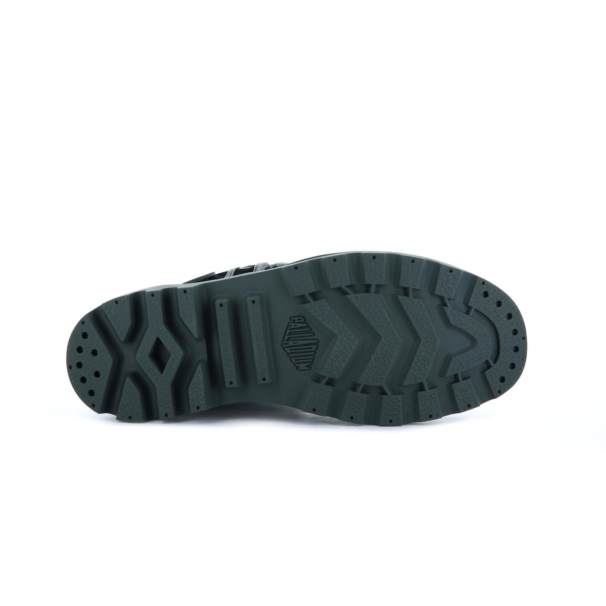 Baskets montantes à revers Baggy gris-anthracite, PALLADIUM