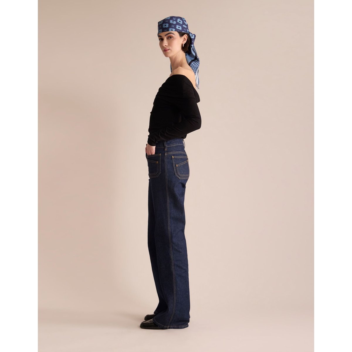 Jean Rick bleu, INES DE LA FRESSANGE PARIS
