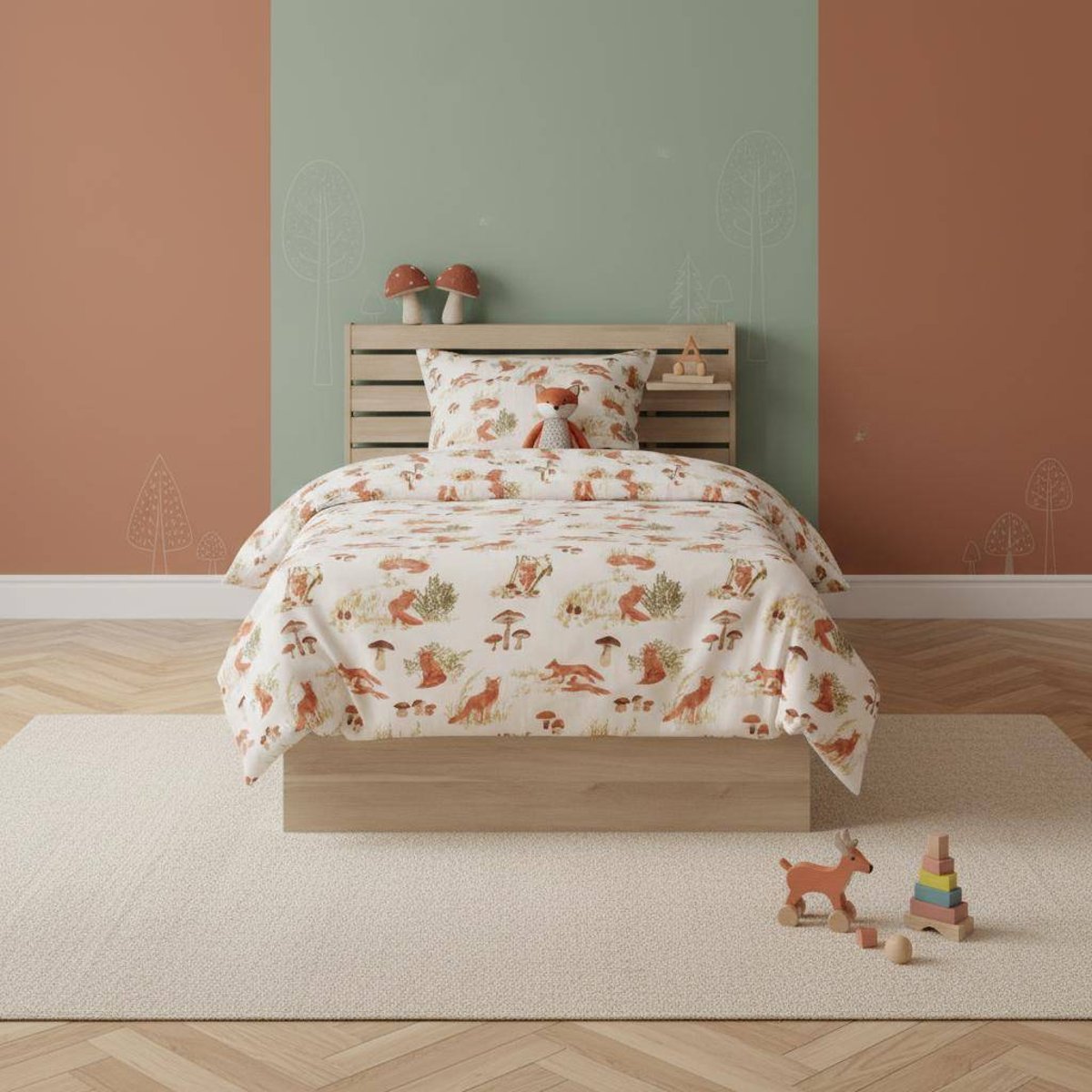 Lit enfant - PALMYRE bois clair, CAMIF