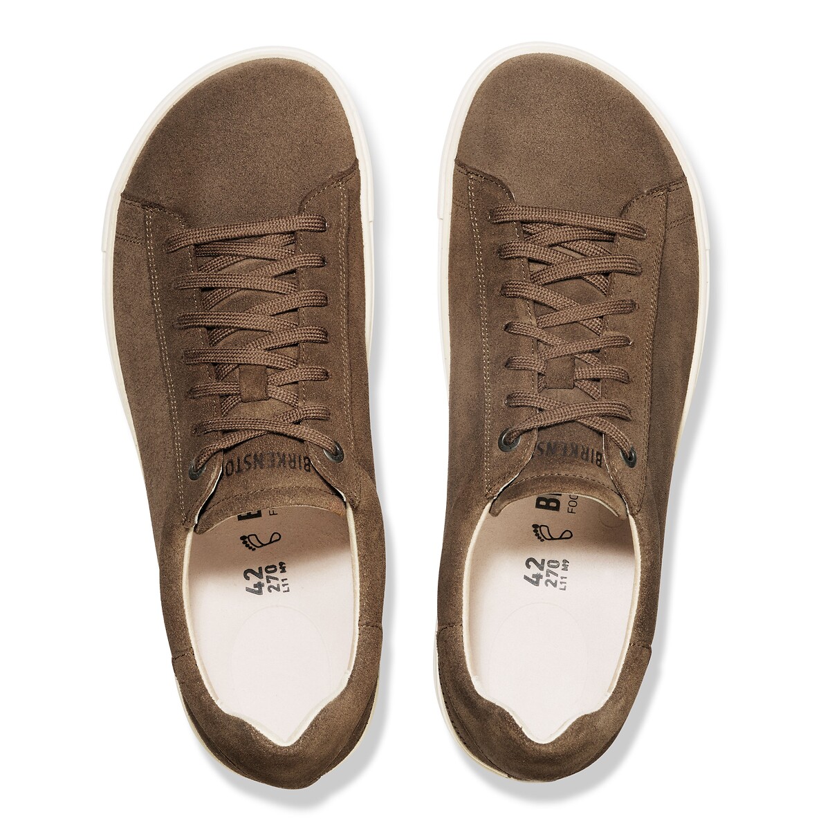 Scarpe da ginnastica in pelle scamosciata BEND LOW marrone scuro, BIRKENSTOCK