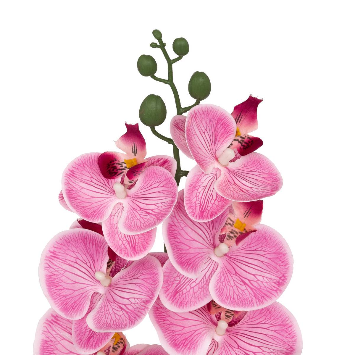 Tige d'orchidée artificielle GISELE rose, ATMOSPHERA
