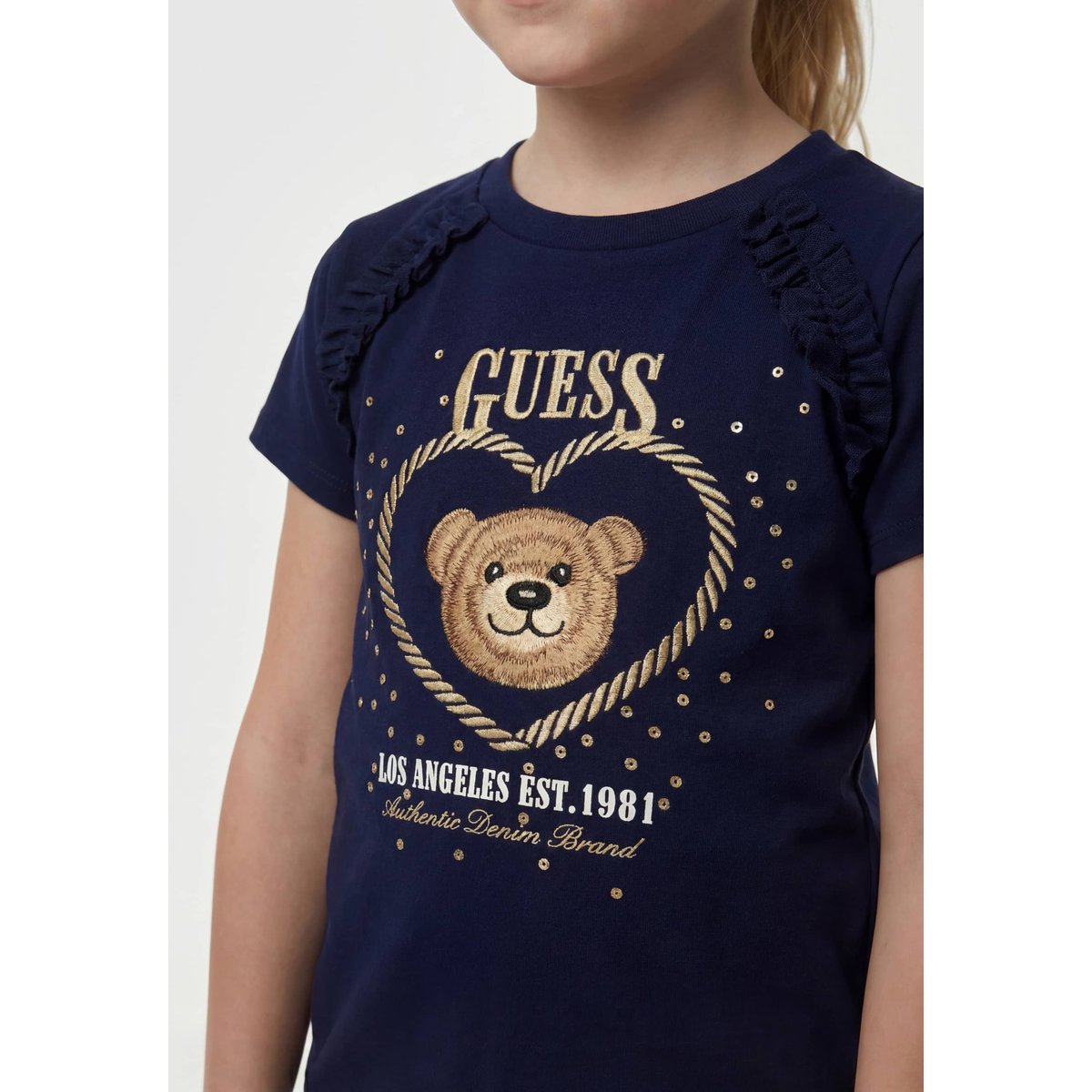 Robe Punto Milano bleu, GUESS KIDS